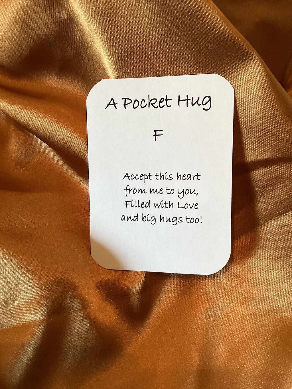 Handcrafted Resin Pocket Hug: Comfort Token