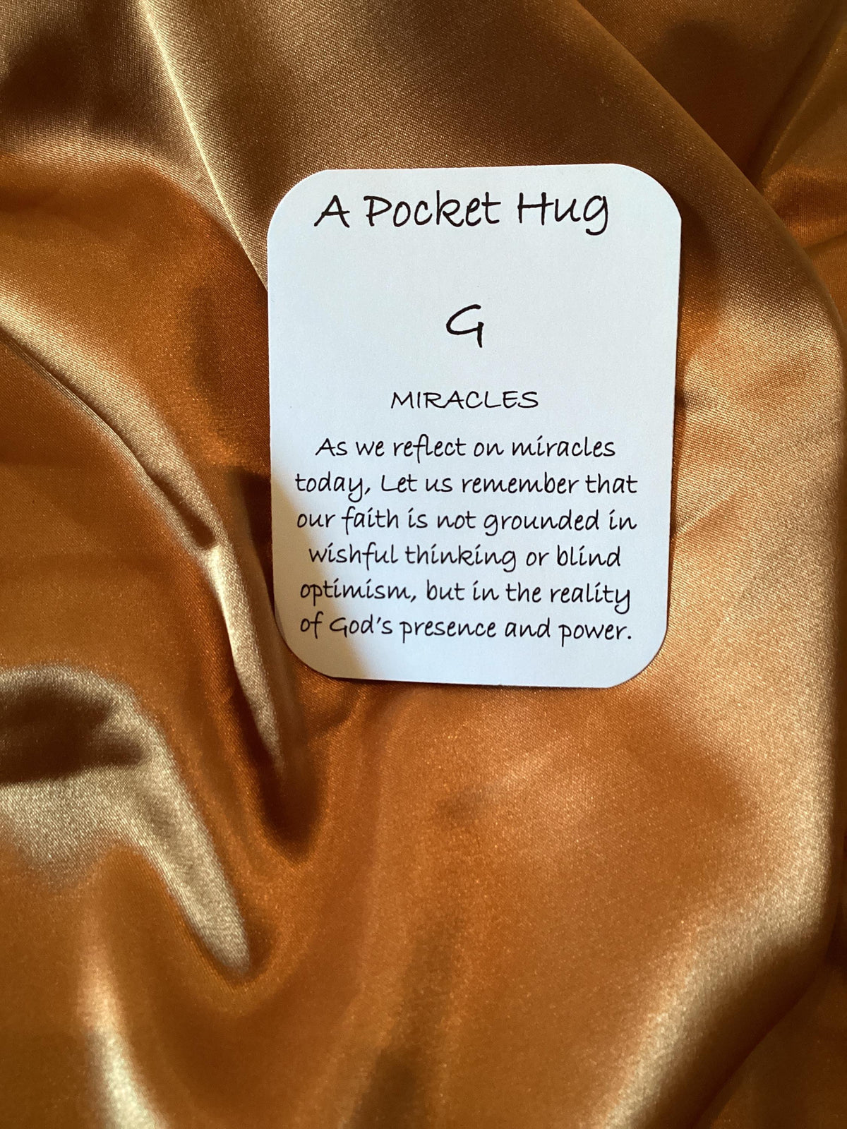 Handcrafted Resin Pocket Hug: Comfort Token
