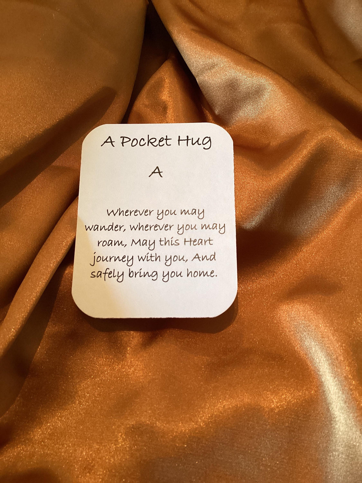 Handcrafted Resin Pocket Hug: Comfort Token