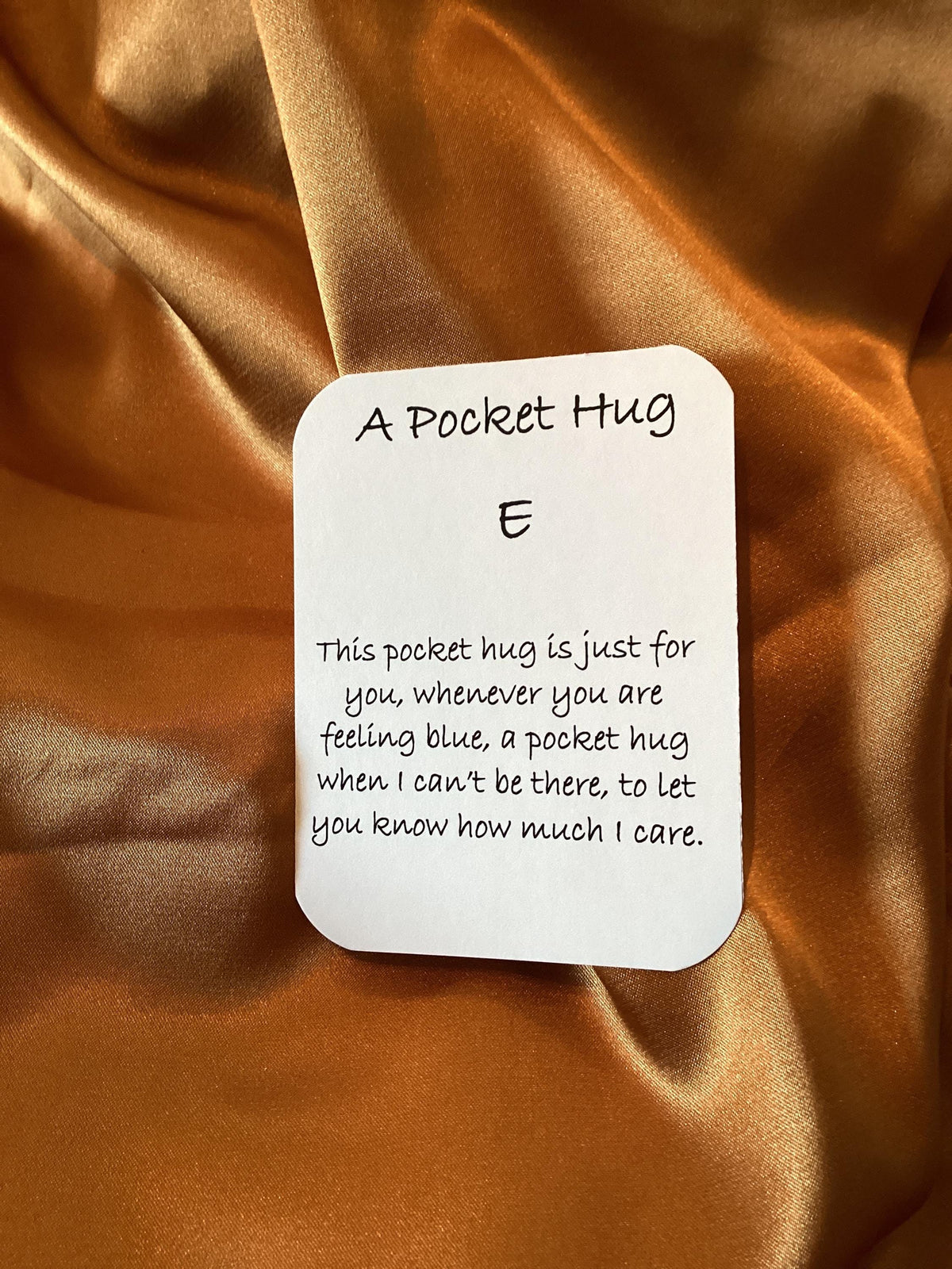 Handcrafted Resin Pocket Hug: Comfort Token