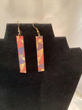 Geometric Multi-Colored Earrings