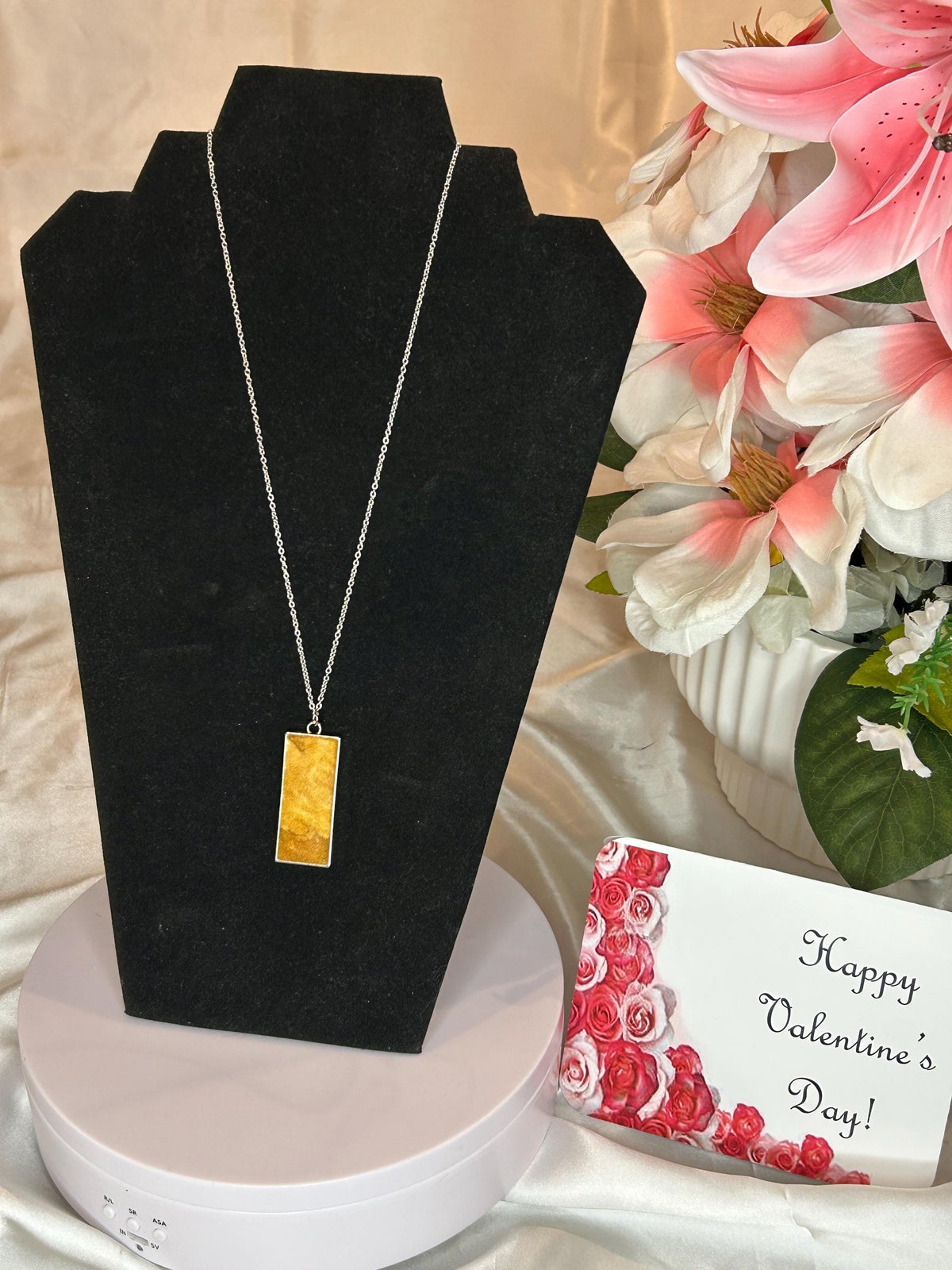 18” Silver Chain with Gold Pendant