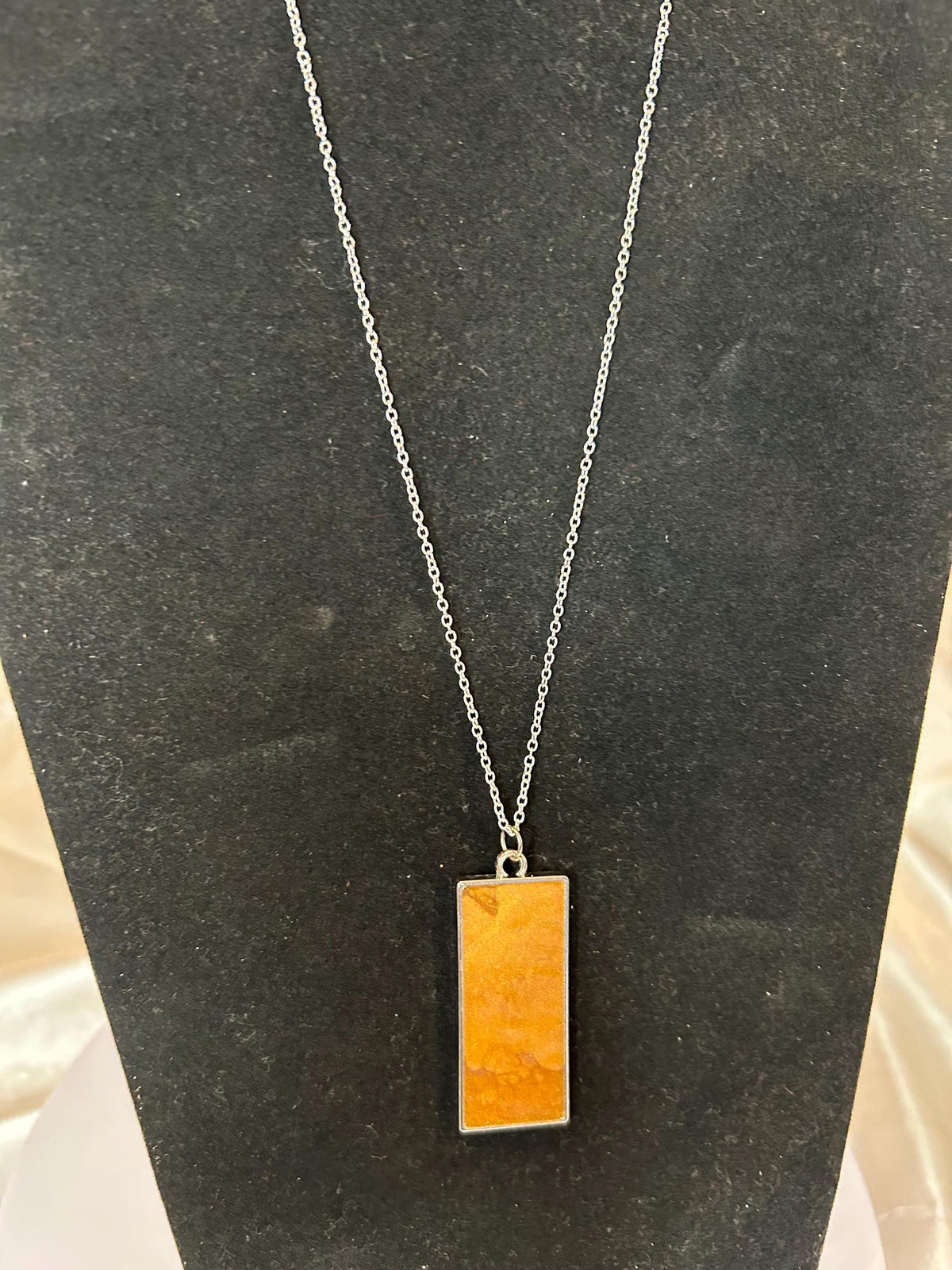 18” Silver Chain with Gold Pendant