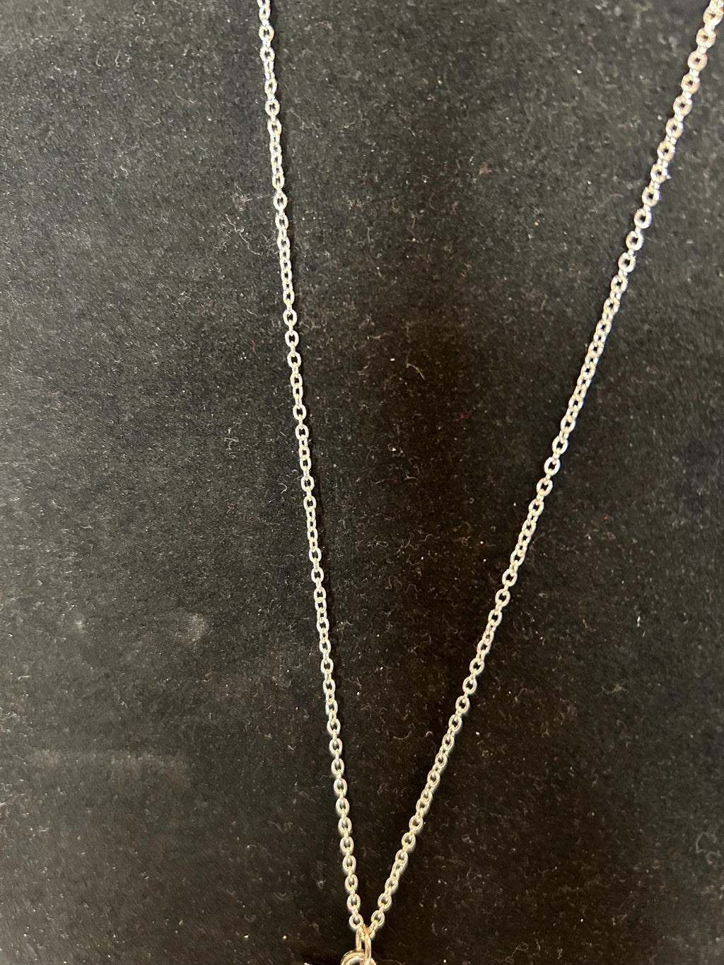 18” Silver Chain with Gold Pendant