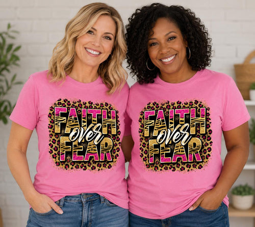 Faith Over Fear Christian Graphic Unisex Tee