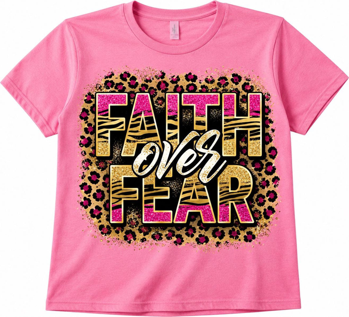 Faith Over Fear Christian Graphic Unisex Tee