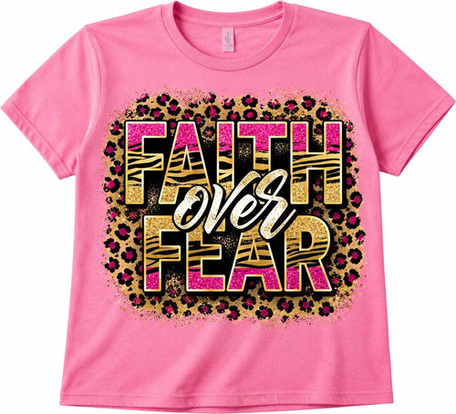 Faith Over Fear Christian Graphic Unisex Tee